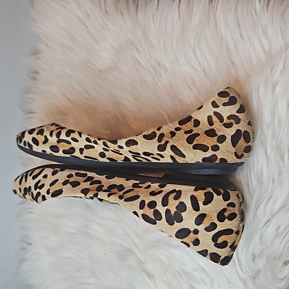 Steve Madden Women's Heaven Cheetah Print Fabric Ballet Flats - Picture 6 of 8